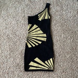 Bebe One Shoulder Dress Size XS